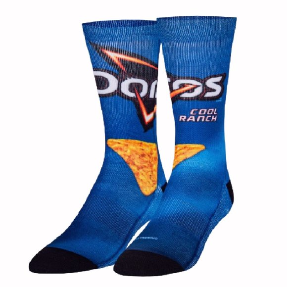 Doritos Cool Ranch Athletic Crew Socks - NEW Fast Ship - Picture 1 of 2
